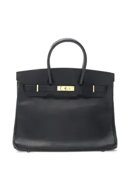 Hermès Pre-Owned: Чёрная сумка 