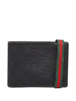 Gucci Pre-Owned: Чёрный кошелёк 