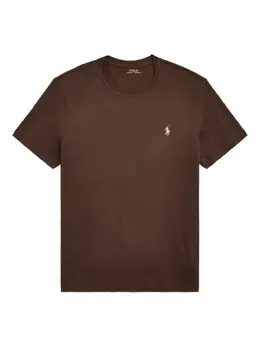 Polo Ralph Lauren: Коричневая футболка 