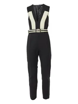 Elisabetta Franchi: Чёрный комбинезон 