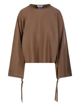 Max Mara: Коричневый свитшот 