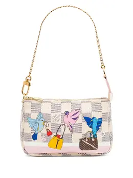 Louis Vuitton Pre-Owned: Белая сумка 
