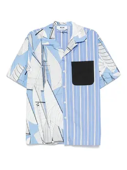 MSGM: Светлая рубашка 