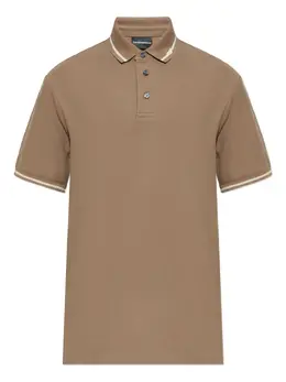 Emporio Armani: Коричневое поло 