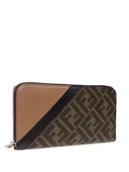 FENDI: Коричневый кошелёк 
