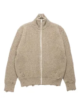 MM6 Maison Margiela: Бежевый кардиган 