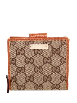 Gucci Pre-Owned: Бежевый кошелёк 