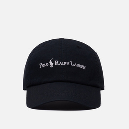 Polo Ralph Lauren: Чёрная кепка 