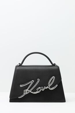 Karl Lagerfeld: Чёрная сумка  Signature