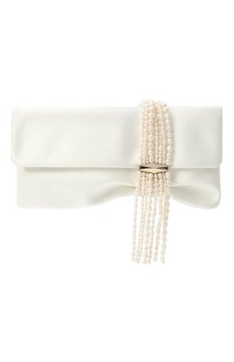 Jimmy Choo: Белый клатч 