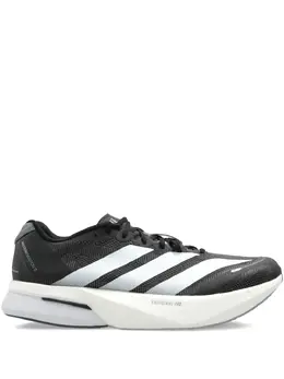 adidas: Чёрные кроссовки  Adizero Boston