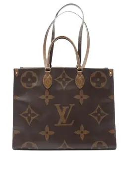 Louis Vuitton Pre-Owned: Коричневая сумка-шоппер 