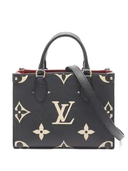Louis Vuitton Pre-Owned: Чёрная сумка-шоппер 