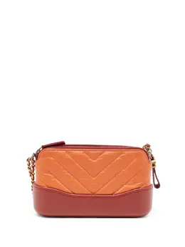CHANEL Pre-Owned: Оранжевая сумка 