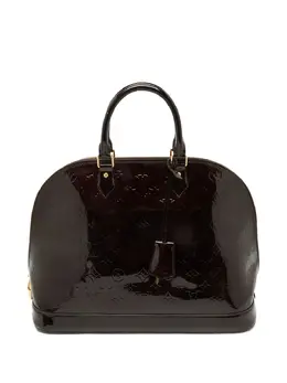 Louis Vuitton Pre-Owned: Тёмная сумка 