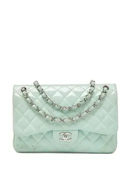 CHANEL Pre-Owned: Зелёная сумка 