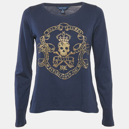 Ralph Lauren: Синяя футболка 