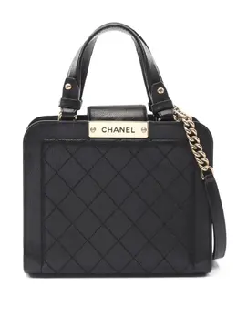CHANEL Pre-Owned: Чёрная сумка 