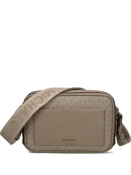 Michael Michael Kors: Бежевая сумка через плечо 