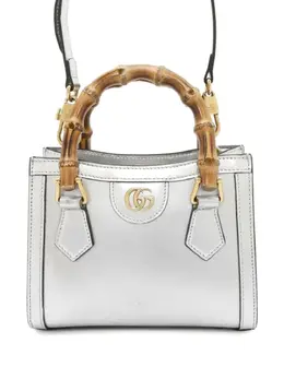 Gucci Pre-Owned: Серебристая сумка 