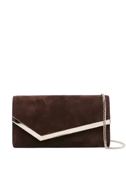 Jimmy Choo: Коричневый клатч 