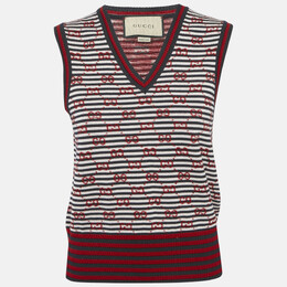 Gucci: Синий свитер  GG