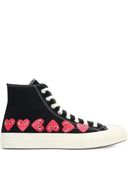 Comme Des Garçons Play: Чёрные кроссовки 