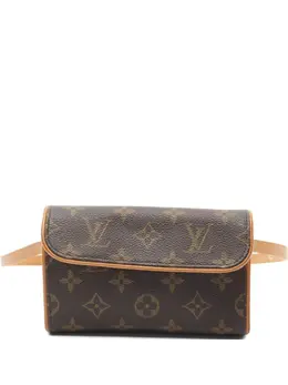Louis Vuitton Pre-Owned: Коричневая поясная сумка 
