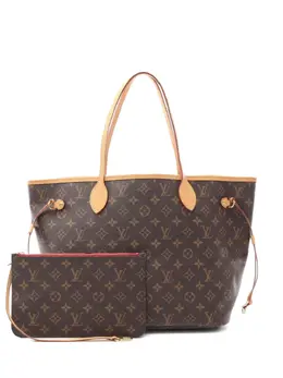 Louis Vuitton Pre-Owned: Коричневая сумка-шоппер 