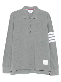 Thom Browne: Поло  4-Bar с длинным рукавом