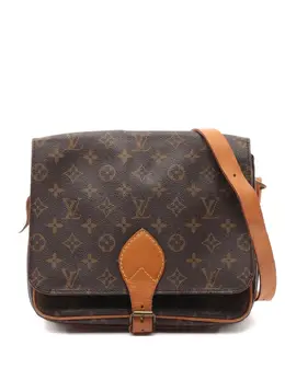 Louis Vuitton Pre-Owned: Коричневая сумка через плечо 