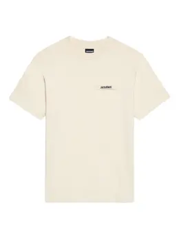 Jacquemus: Бежевая футболка 