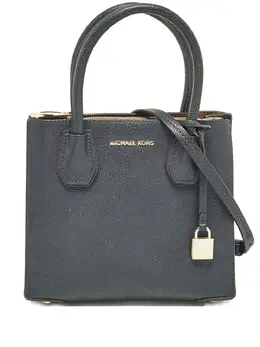 Michael Kors: Голубая сумка-шоппер 