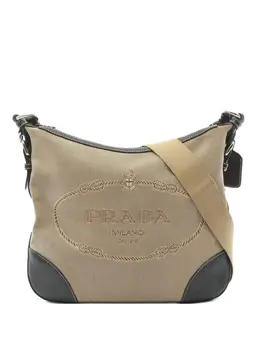 Prada Pre-Owned: Бежевая сумка 