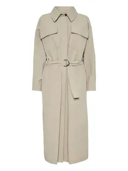 Brunello Cucinelli: Бежевый плащ 