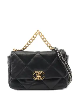 CHANEL Pre-Owned: Чёрная сумка 