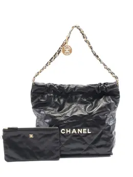 CHANEL Pre-Owned: Чёрная сумка 