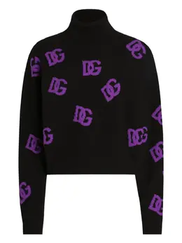 Dolce & Gabbana: Свитер  DG из шерсти