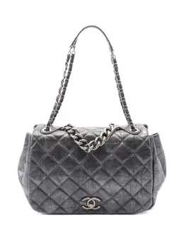 CHANEL Pre-Owned: Тёмная сумка 