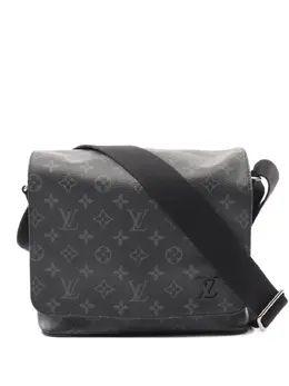 Louis Vuitton Pre-Owned: Чёрная сумка 