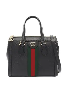 Gucci Pre-Owned: Чёрная сумка-шоппер 