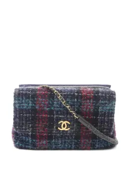 CHANEL Pre-Owned: Синяя сумка 