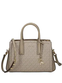 Michael Michael Kors: Бежевая сумка-шоппер 