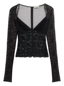Blumarine: Кружевное топ 