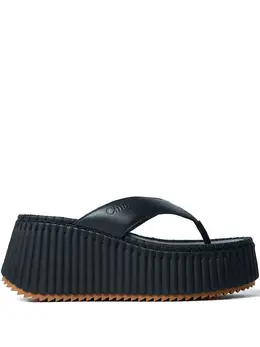 Chloé: Чёрные сандалии 
