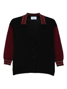Prada Pre-Owned: Кардиган с v-образным вырезом 