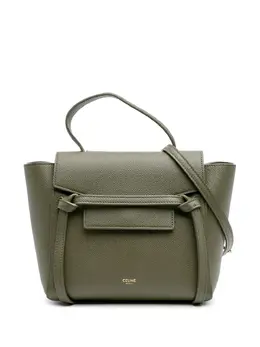 Céline Pre-Owned: Зелёная поясная сумка 