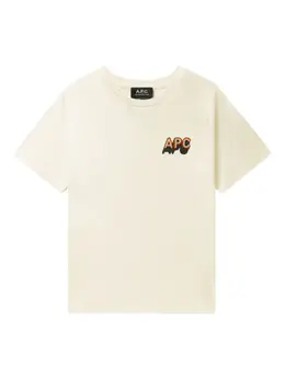 A.P.C.: Футболка с принтом 