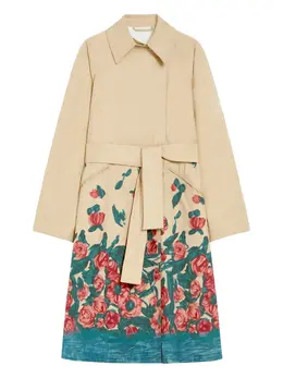 Weekend Max Mara: Плащ с растительным принтом 