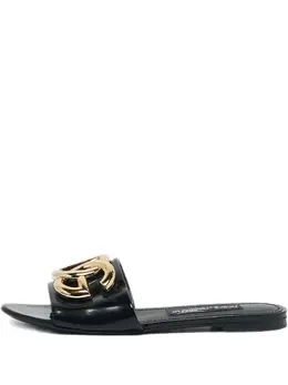 Dolce & Gabbana Pre-Owned: Чёрные сандалии 